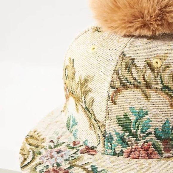 Anthropologie Pommed Brocade Baseball Hat - Picture 2 of 4
